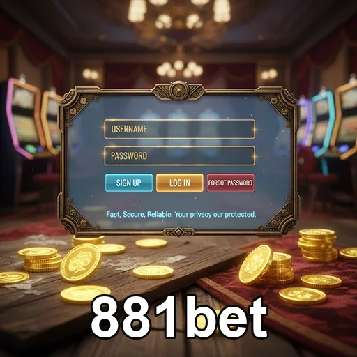 Ilustração de Acesse o cadastro da 881bet com segurança e agilidade