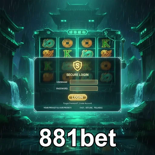 Ilustração de Acesse com facilidade o 881bet e desfrute de jogos rápidos